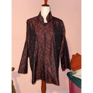 Vintage Eskandar Metallic Embroidered Jacket
England Size 0 Neiman Markus rare